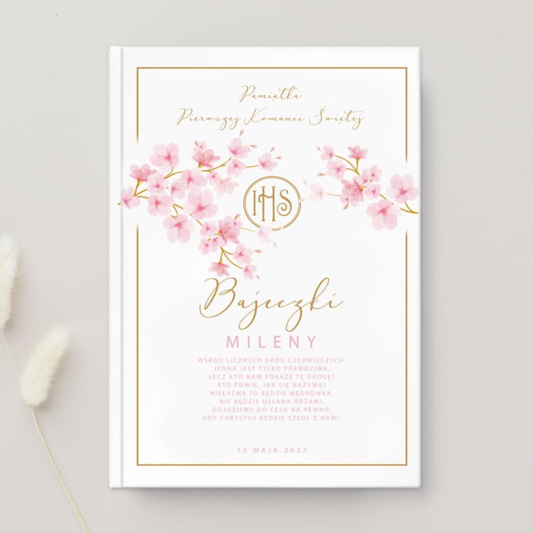 KSIĄŻKA Bajki Personalizowane Prezent dla Dziewczynki na Komunię