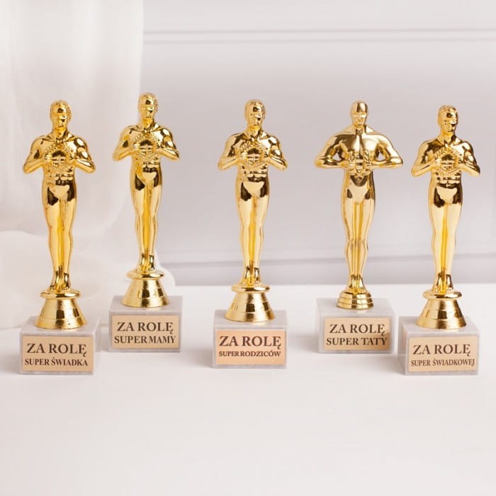STATUETKA za najlepszą rolę Mamy, Taty, Rodziców, Świadka, Świadkowej