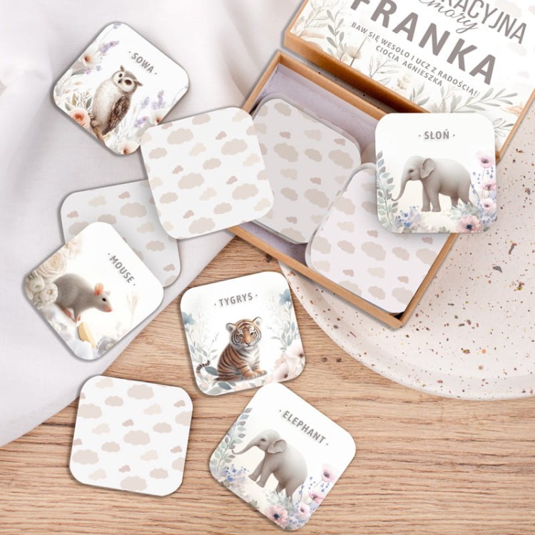 MEMORY Edukacyjna Gra Dla Dziecka