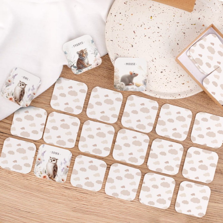 MEMORY Edukacyjna Gra Dla Dziecka