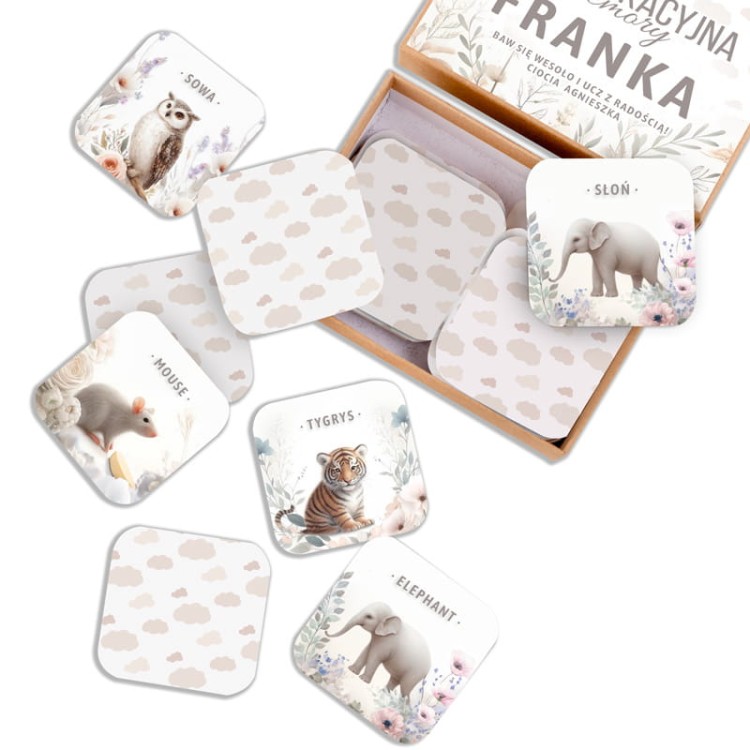 MEMORY Edukacyjna Gra Dla Dziecka