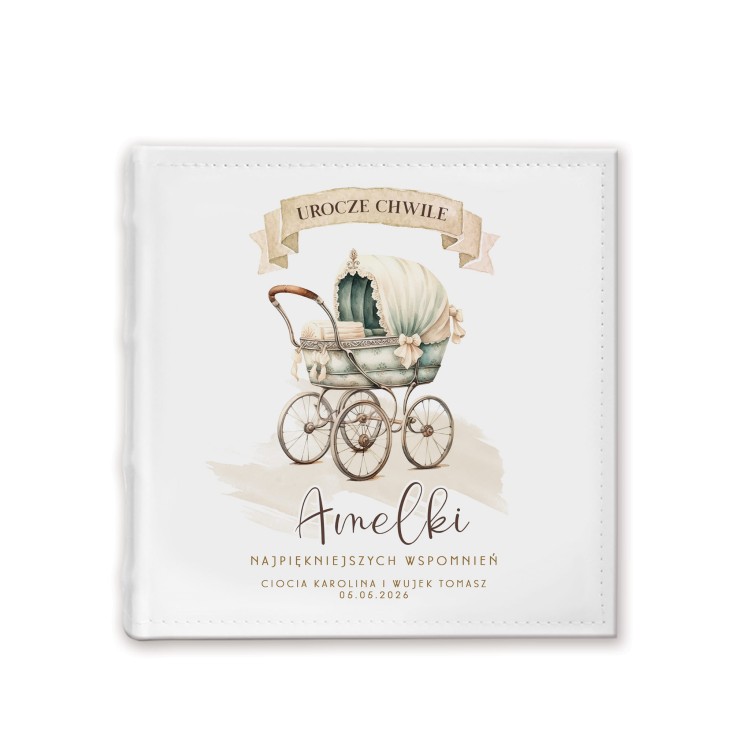 ALBUM na zdjęcia pamiątka na narodziny dziecka