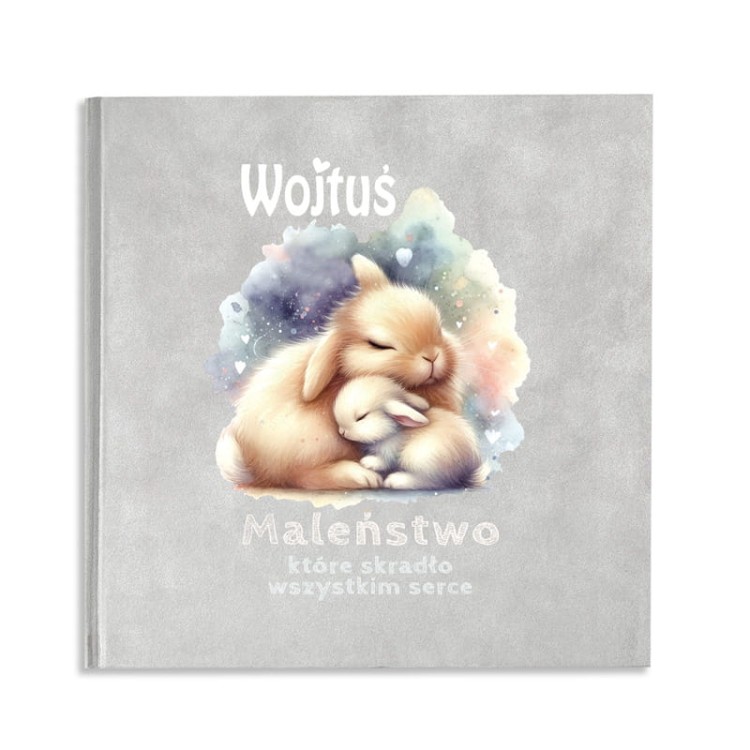 ALBUM Welurowy Na Zdjęcia Z Imieniem Dla Dziecka