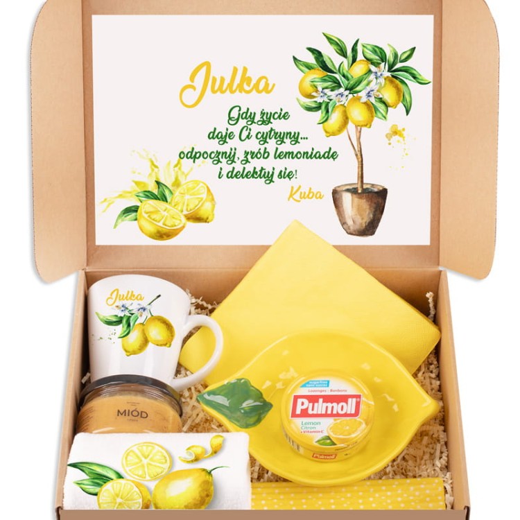 Zestaw cytrynowy na prezent