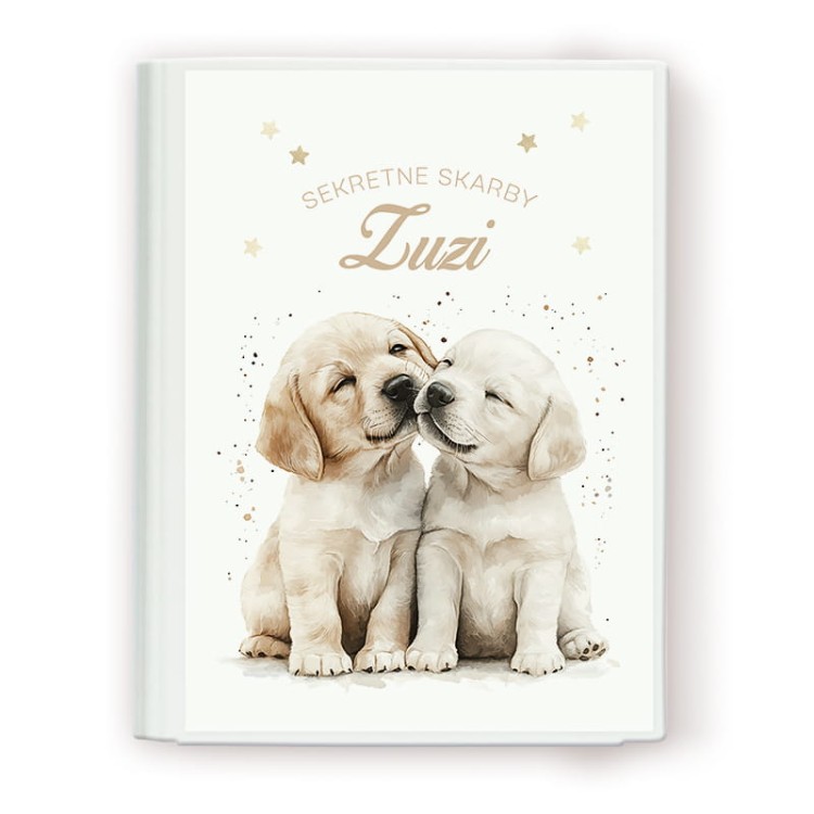 Personalizowana teczka z grafiką piesków