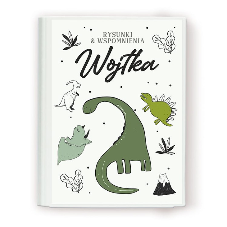 Teczka dla dziecka z motywem dinozaurów