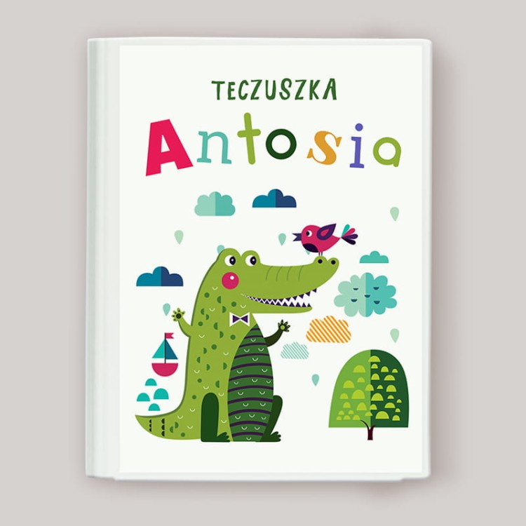 Teczka dla dziecka z bajkową grafiką