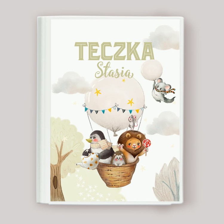 Teczka dla dziecka z bajkową ilustracją