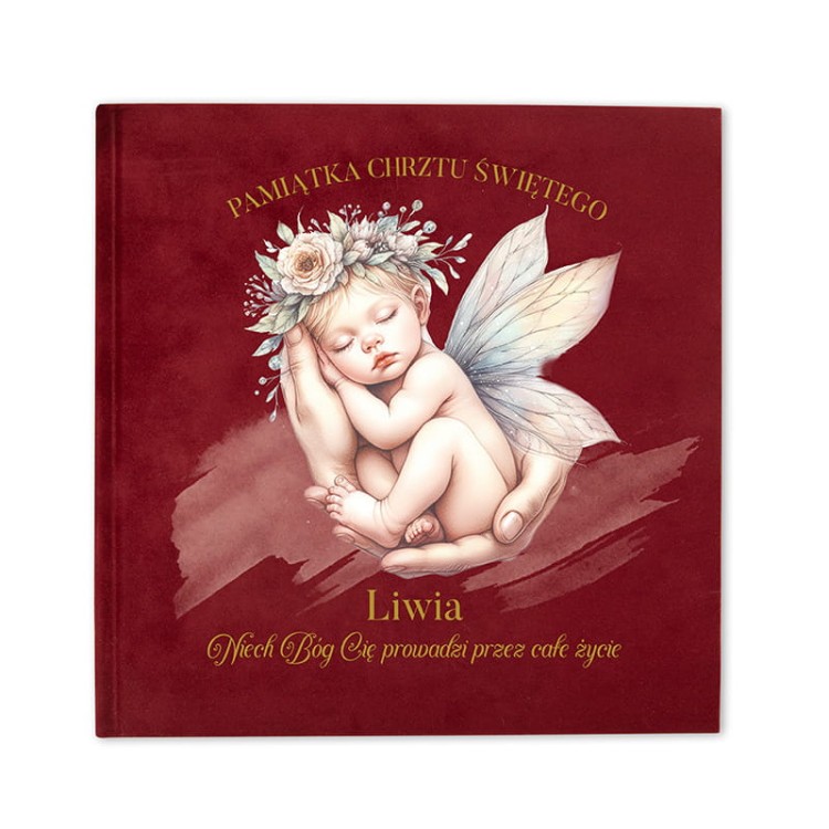 Personalizowany album dla dziewczynki na chrzest