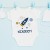 Personalizowane body dla chłopczyka kosmos rakieta