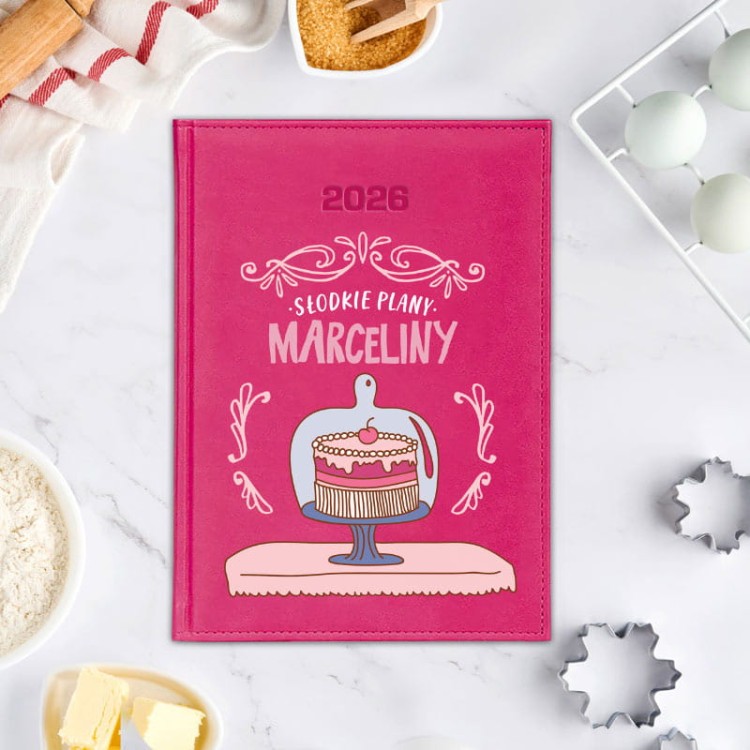Kalendarz książkowy 2026 dla cukiernika