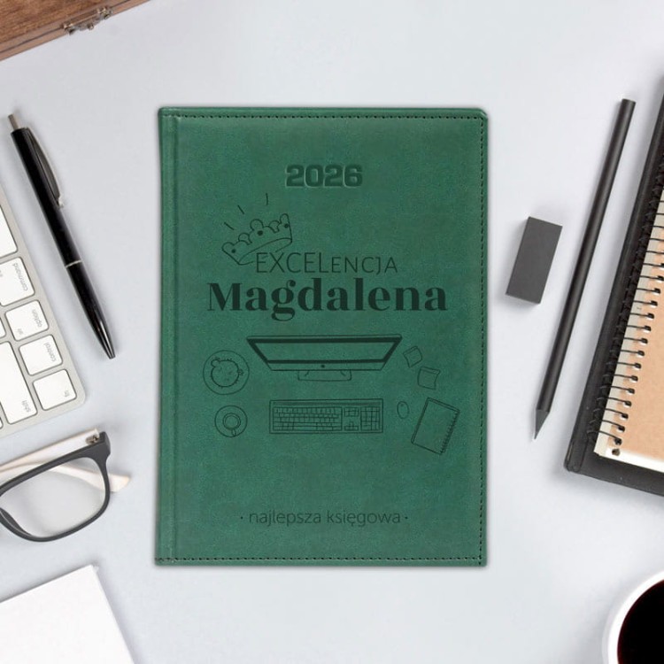 Kalendarz książkowy 2026 dla księgowej