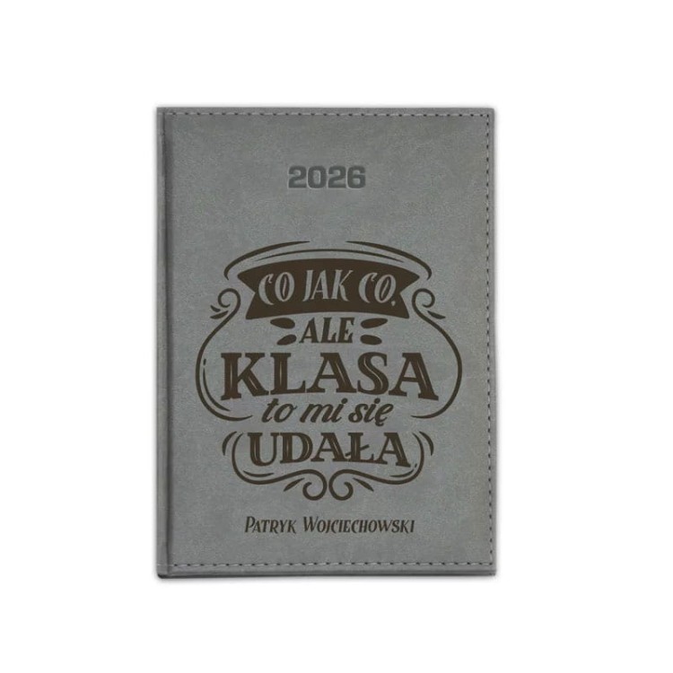 Personalizowany kalendarz książkowy na rok 2026 upominek dla nauczyciela
