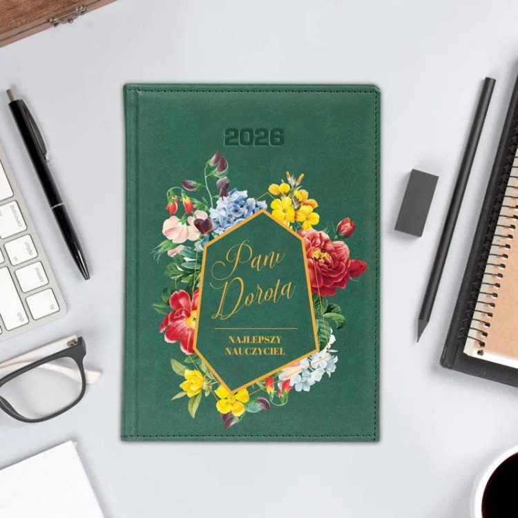 Kalendarz książkowy na rok 2026 prezent dla nauczycielki