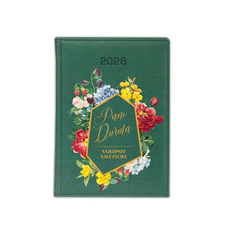 Personalizowany kalendarz dla nauczycielki na rok 2026