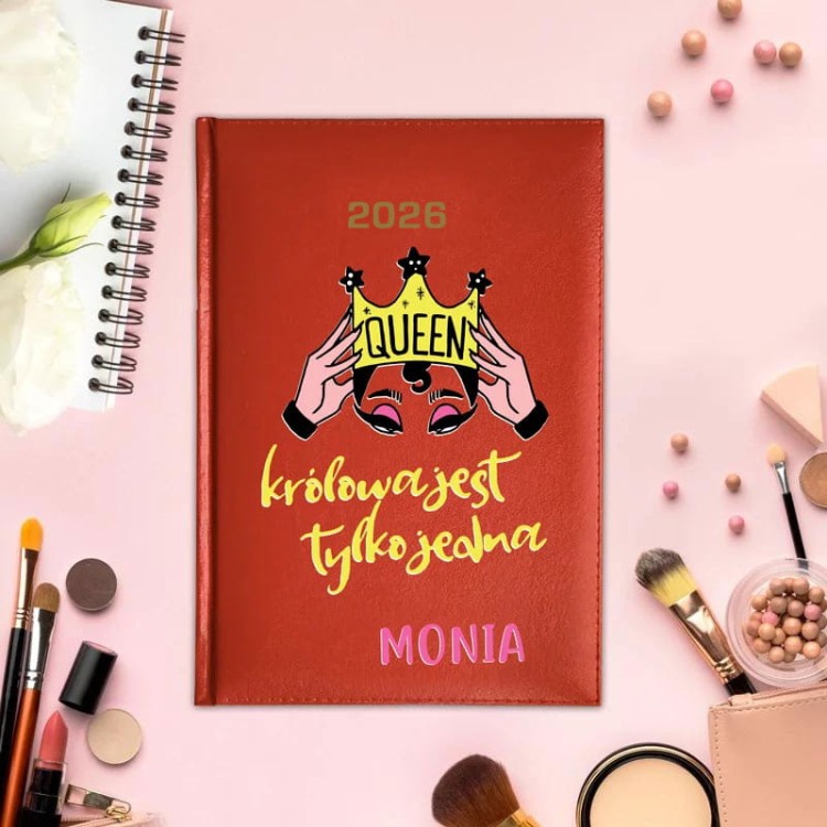 Kalendarz dla kobiety królowa na rok 2026