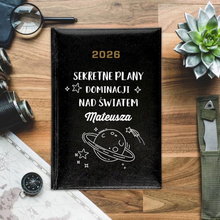 Kalendarz książkowy na rok 2026 prezent dla znajomego