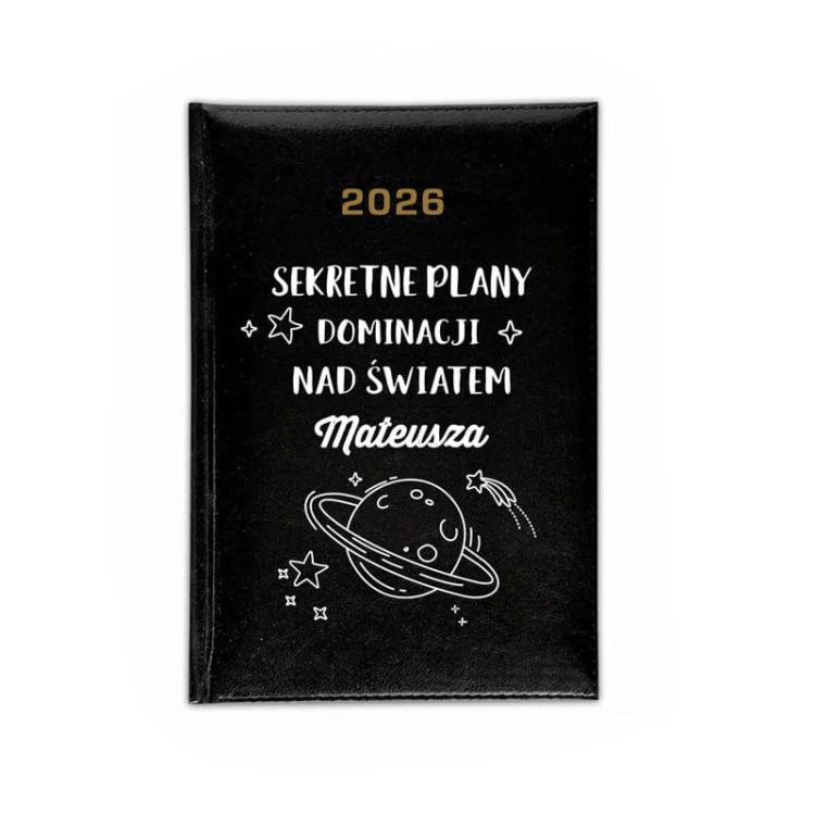 Personalizowany kalendarz książkowy na rok 2026