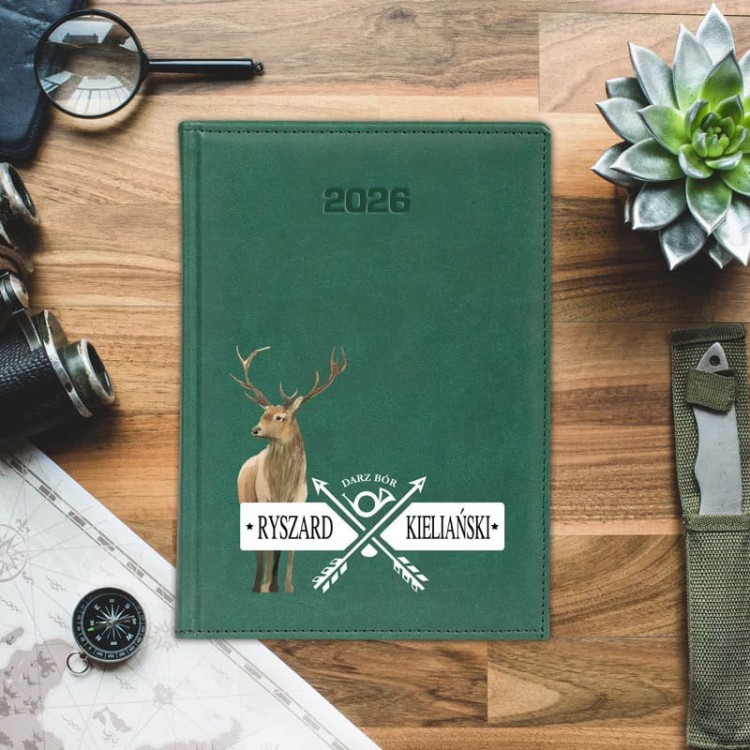 Kalendarz książkowy dla myśliwego na rok 2026