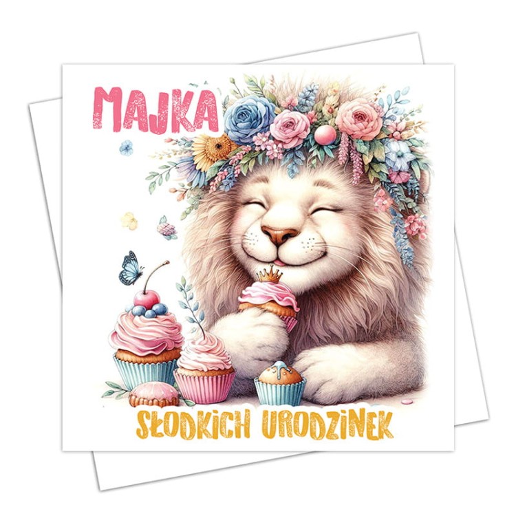 Kartka z personalizacją z życzeniami dla dziecka