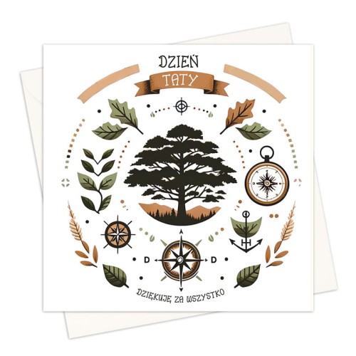 Personalizowana kartka z życzeniami z okazji dnia Ojca