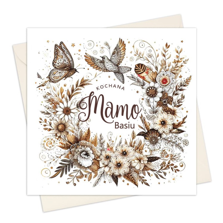 Personalizowana kartka z życzeniami na dzień matki