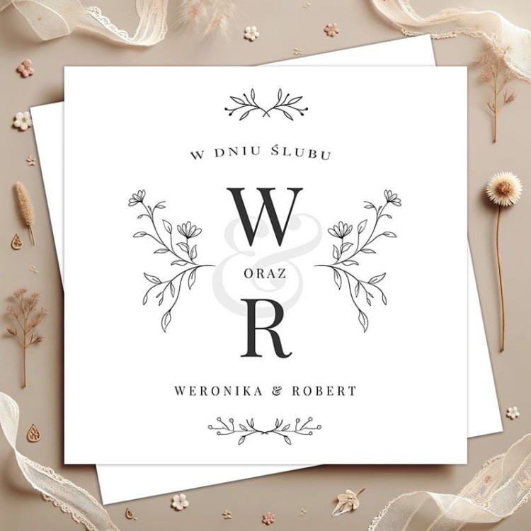 Kartka na ślub z personalizacją