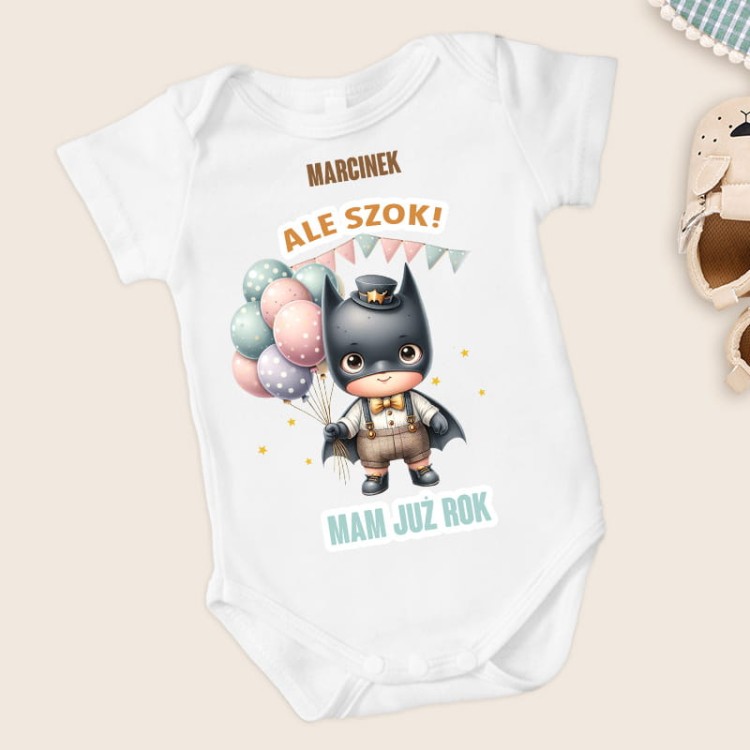 Personalizowane Body dla chłopca na roczek