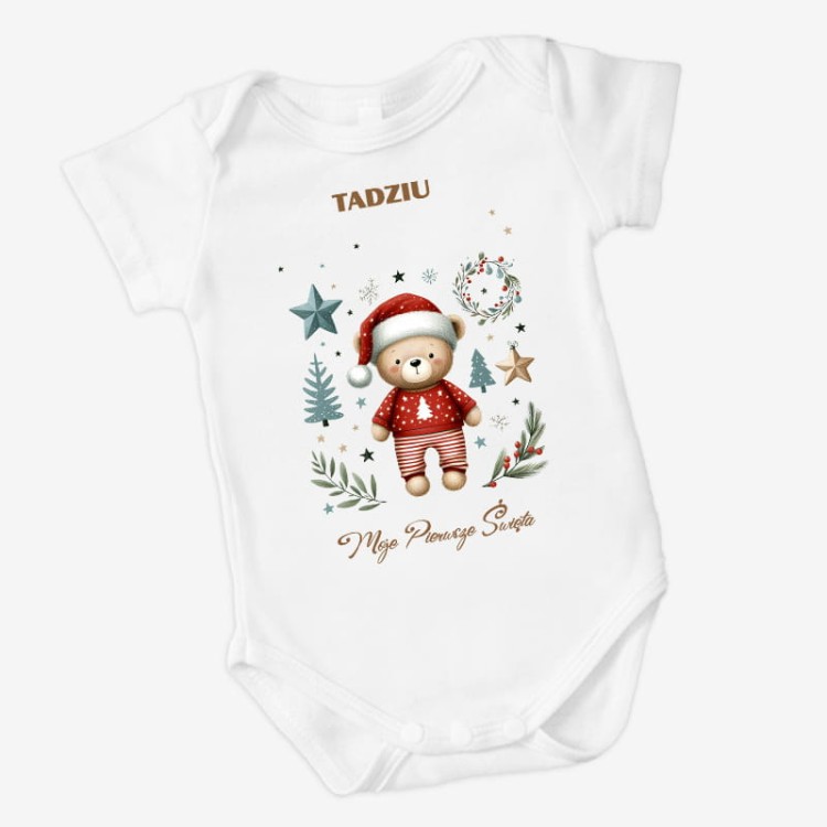 Body z personalizacją dla dziecka na święta