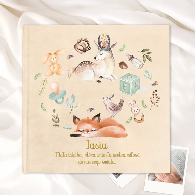 Album na zdjęcia wklejane z personalizacją dla dziecka