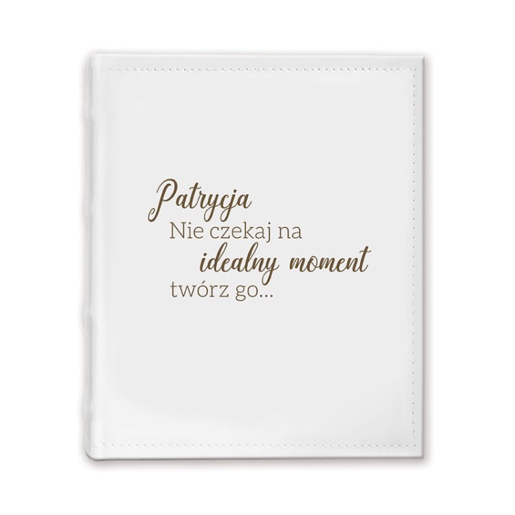 Album personalizowany z cytatem.