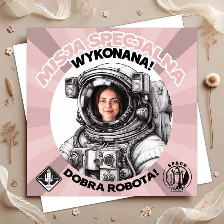 Oryginalna kartka dla świadkowej.