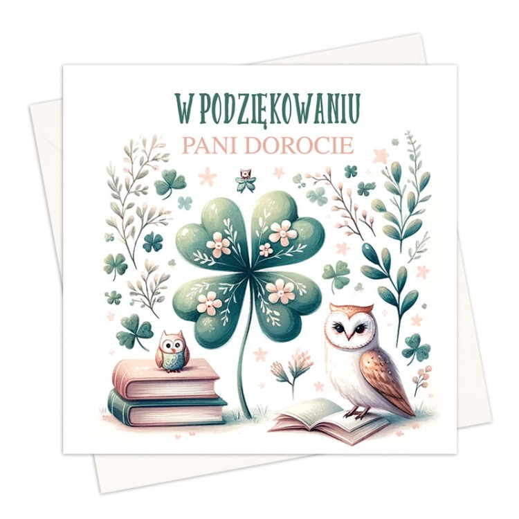 Kartka na Dzień Nauczyciela.