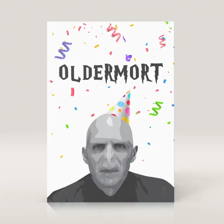 kaZabawna kartka na urodziny.