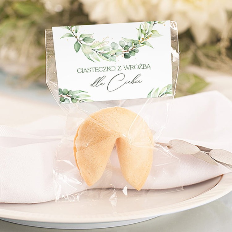 Ciasteczka z wróżbą dziecięcą słodki poczęstunek na urodzinki 10 szt