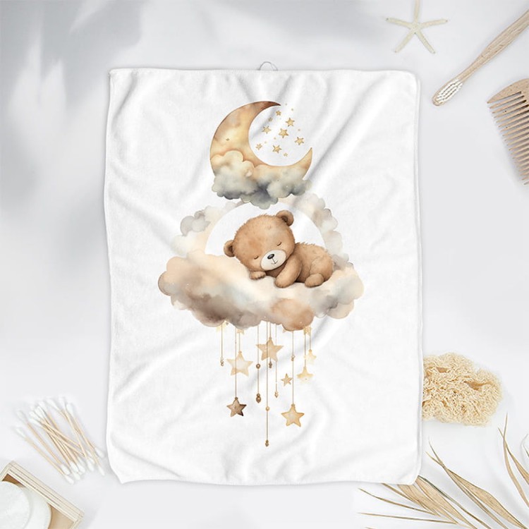 Ręcznik z uroczą grafiką dla dziecka