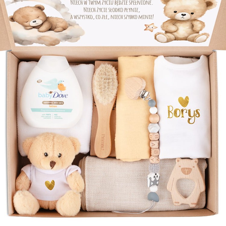 Personalizowany zestaw prezentowy dla świeżo upieczonej mamy