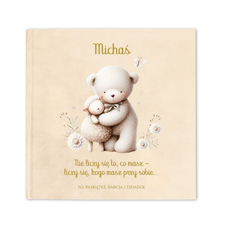 Album z welurową okładką.