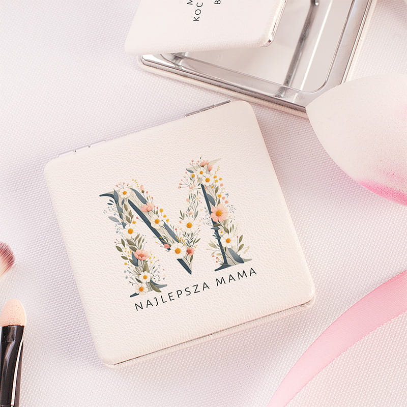 Personalizowane lusterko kieszeniowe dla mamy