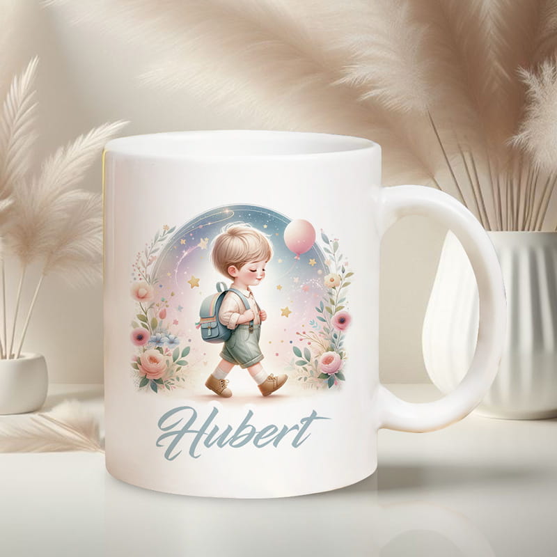 Personalizowany kubek z imieniem dla chłopca